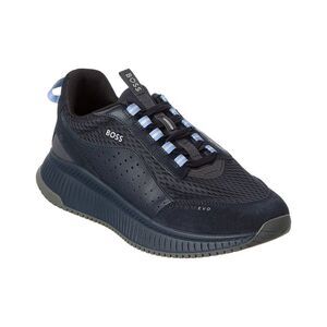 Hugo Boss Ttnm Evo Leather & Mesh Sneaker, Blue